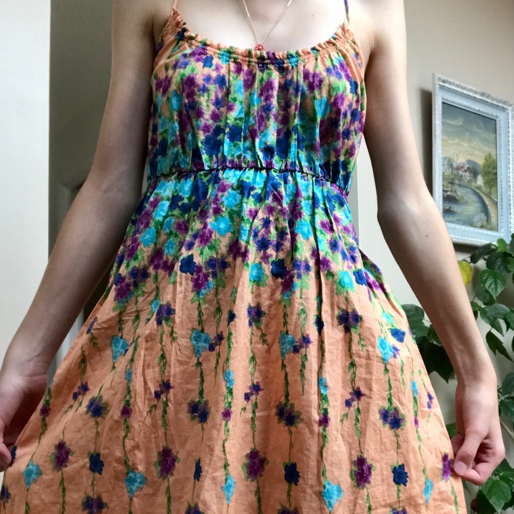 ⭐️3/$15⭐️ Old Navy Vibrant Floral Ruffle Dress